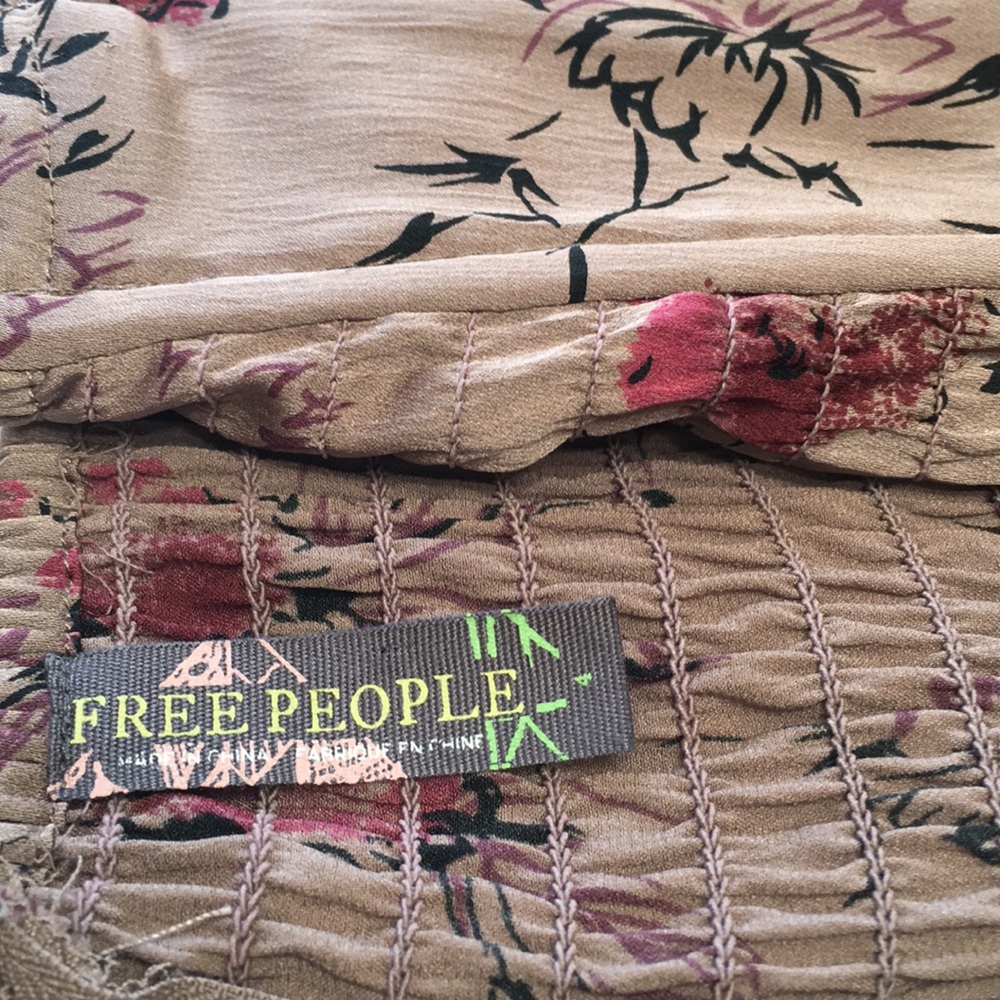 FREE PEOPLE floral dress dusty mauve - Picture 5 of 8
